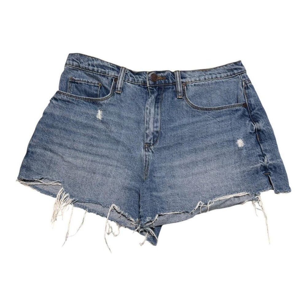Blank NYC Pin Up High Rise 100% Cotton Jean Shorts Women's 29 (Fits 31")